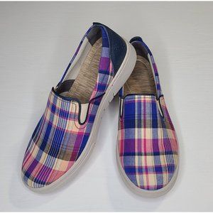 Dansko Womens Belle Madras Multicolor Slip On Shoes US 7.5-8 EUR 38 4700742475